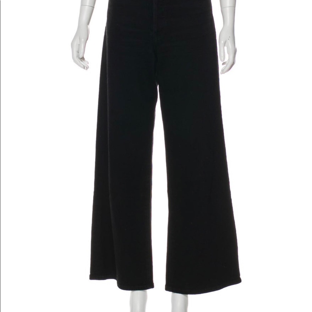 Eve Denim Black Wide Leg Jeans
